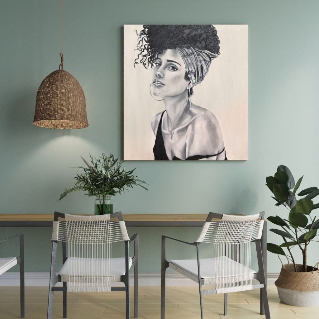 Alicia-keys-decoracion-obra-oleo-cantante-empoderada-laiamarita