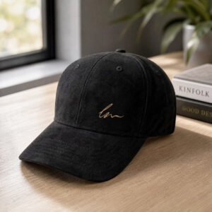 Gorra LA Premium Negra | Acabado aterciopelado