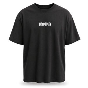 camiseta-unisex-negra-basica-unisex-logotipo-laiamarita-marca